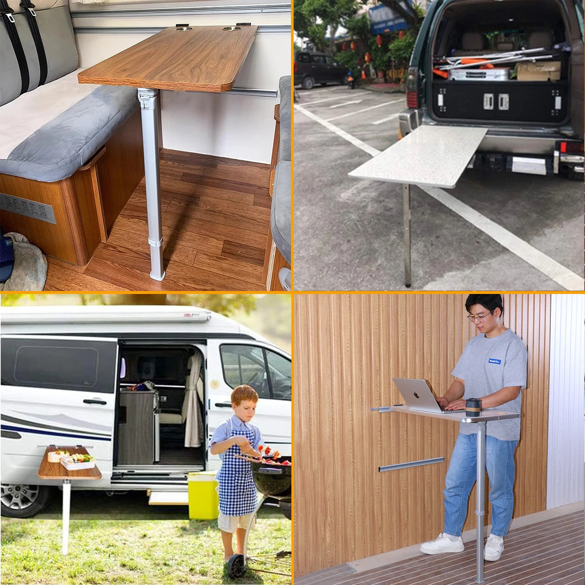 HWHongRV Adjustable Telescopic Folding Camper Table Legs