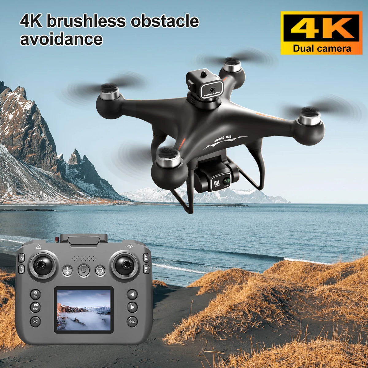ZNLYRION S116 RC Drone Featuring Brushless Motor WiFi Camera