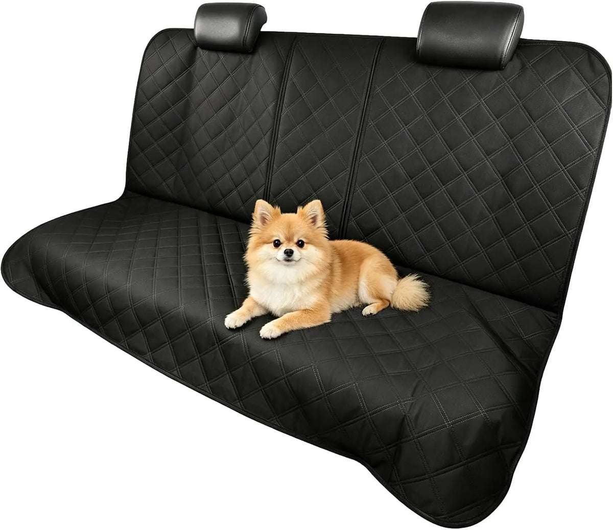 Dog Car Seat Cover Back Seat Protector Waterproof 400lbs Capacity Non-Slip