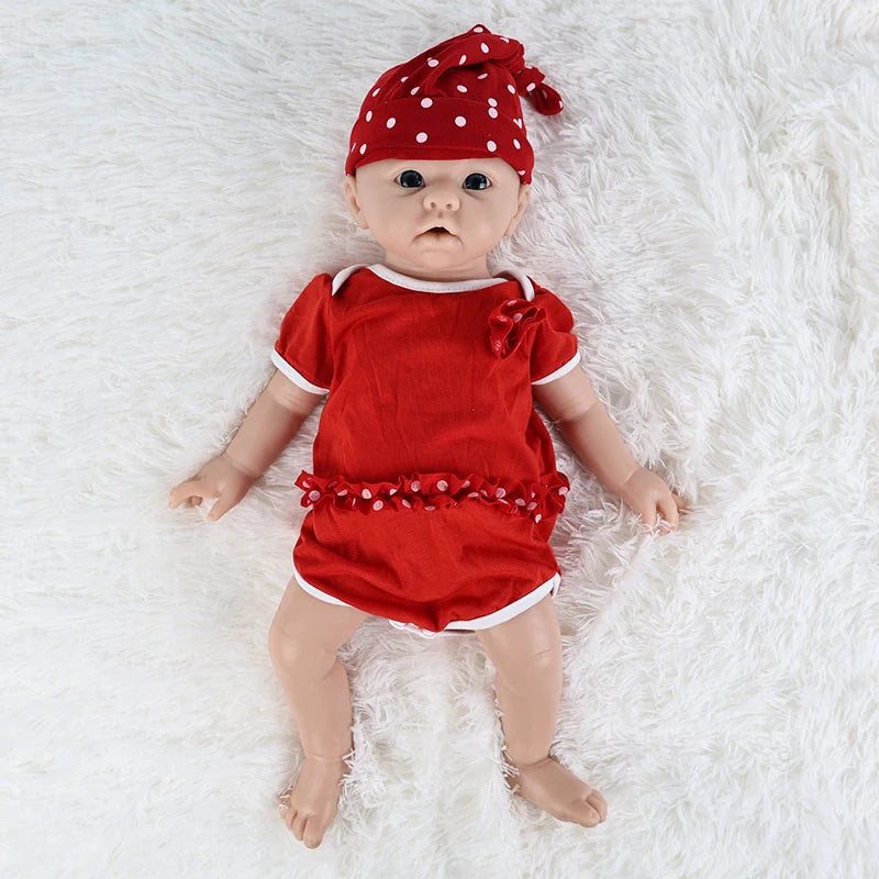 Authentic 100% Silicone Unpainted Reborn Baby Dolls Shipped from USA Warehouse Wholesale Realistic Baby Dolls for Kids Bebe Toys