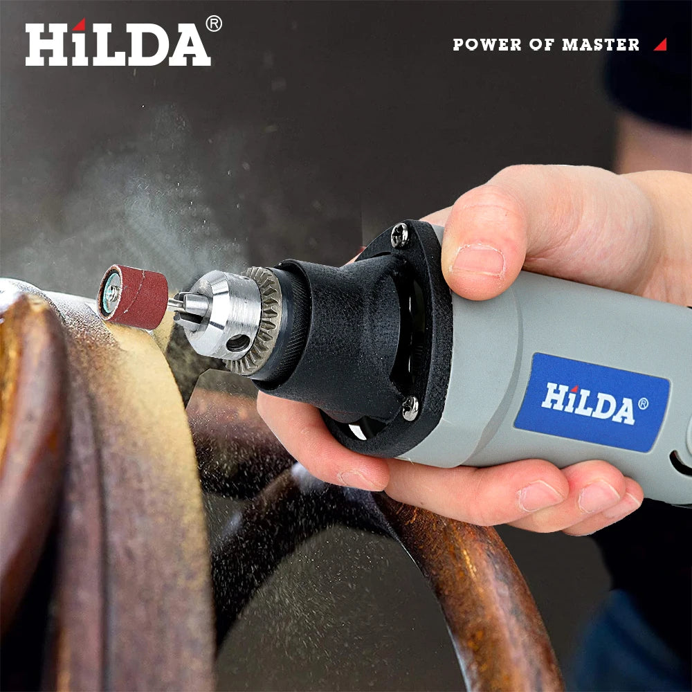 HILDA Rotary Tool 400W Drill Electric Tools Engraving Grinding Polishing 6 Variable Speed High Power DIY Power Tools
