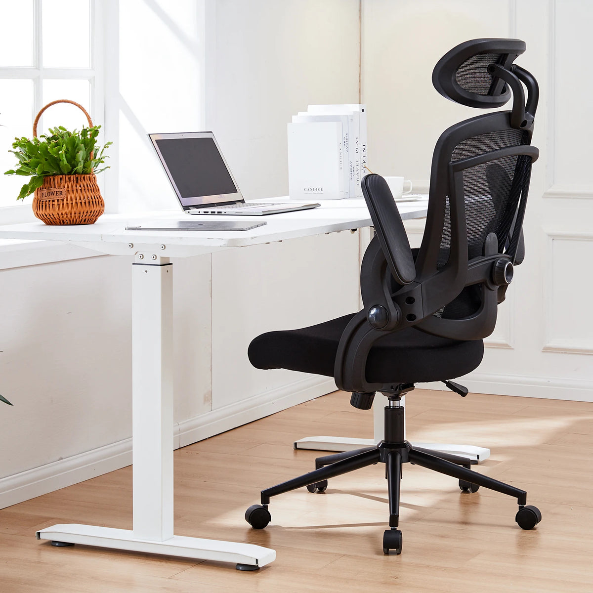 JHK High Back Mesh Office Chair With Adjustable Lumbar Support