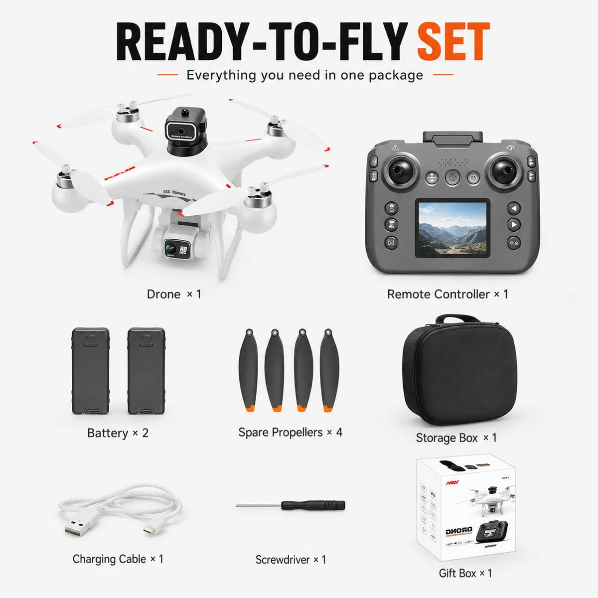 ZNLYRION S116 RC Drone Featuring Brushless Motor WiFi Camera