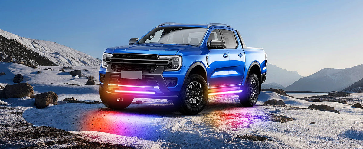 Nilight Car Underglow Neon Strip Lights With App Remote