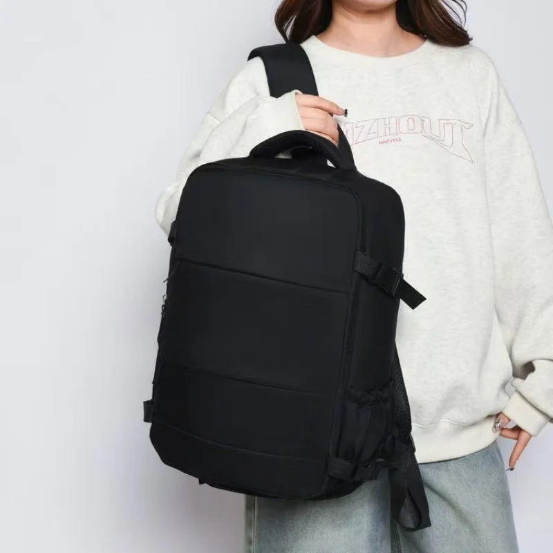 Hiking backpack for men and women laptop backpack school student schoolbag, casual simple travel backpack