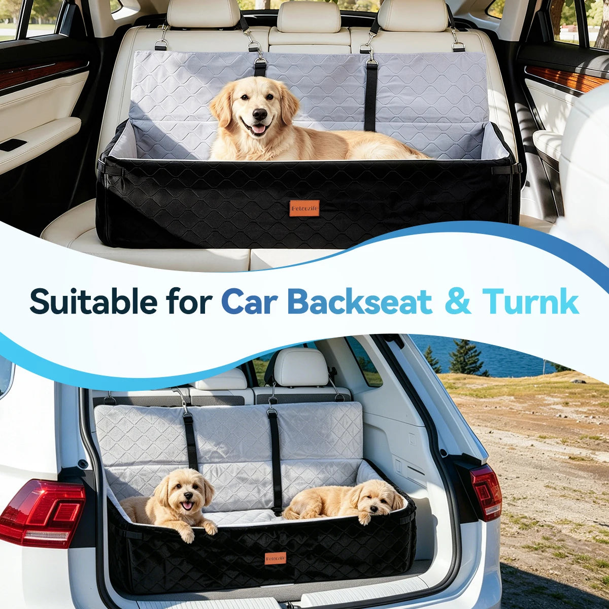 Domipet Extra Large Dog Car Seat Booster