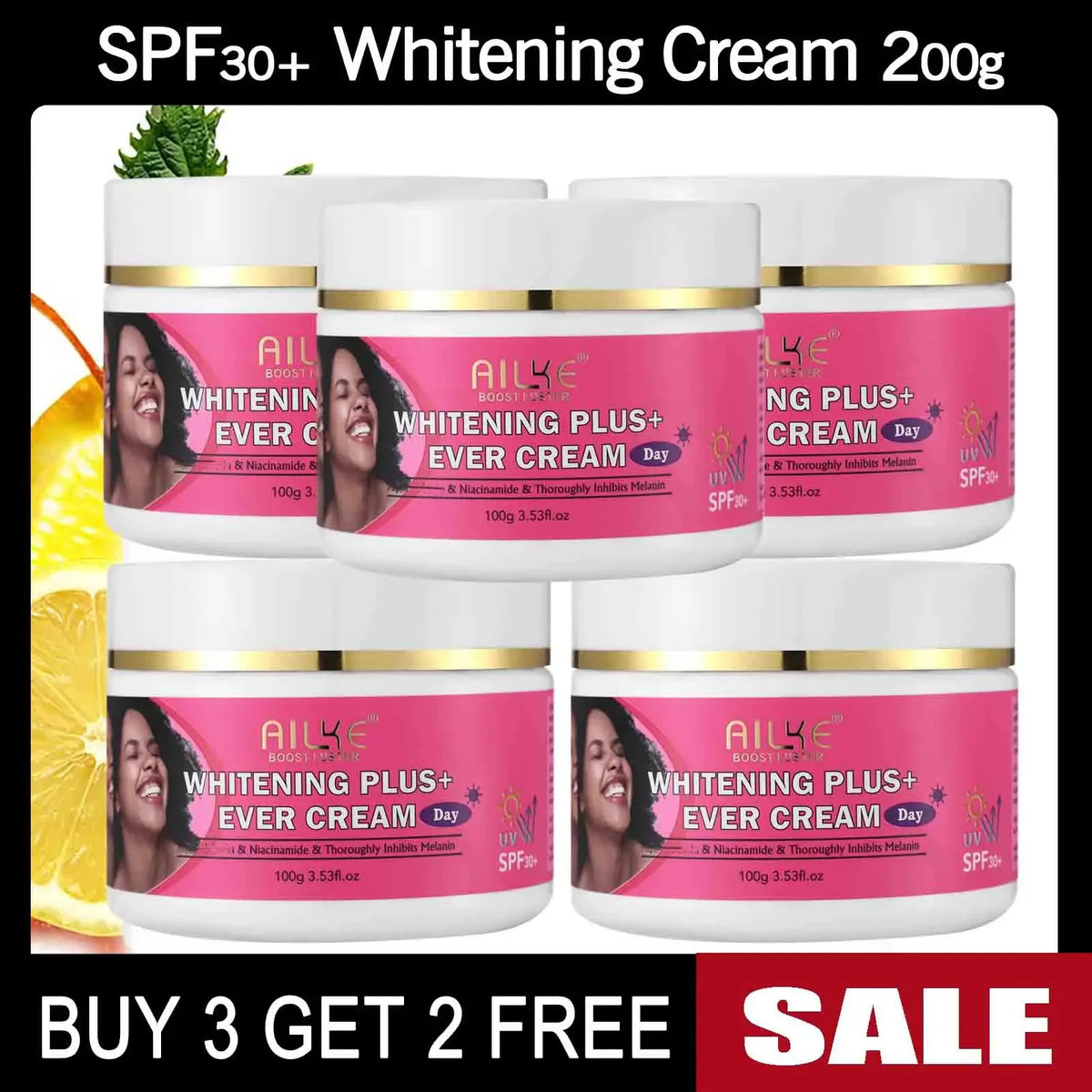 AILKE Natural Skin Brightening Set for Dark Spots and Acne