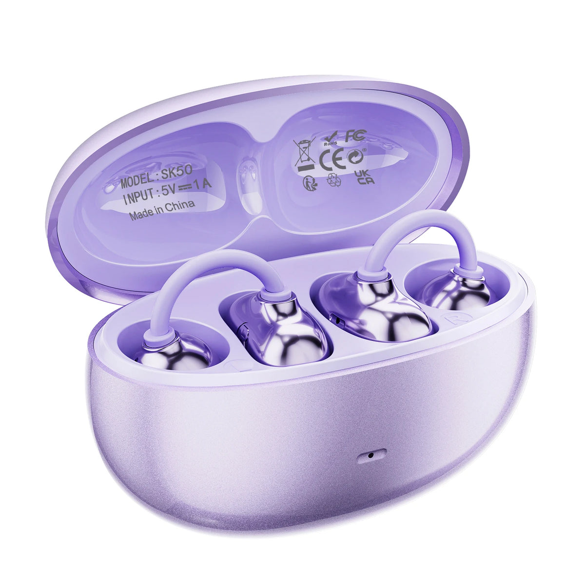 INSONIXN Open Ear Clip Wireless Bluetooth Headphones With Microphone