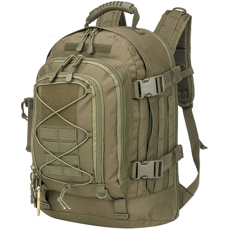 LQARMY Military Tactical Backpack Large Capacity Waterproof Assault Pack