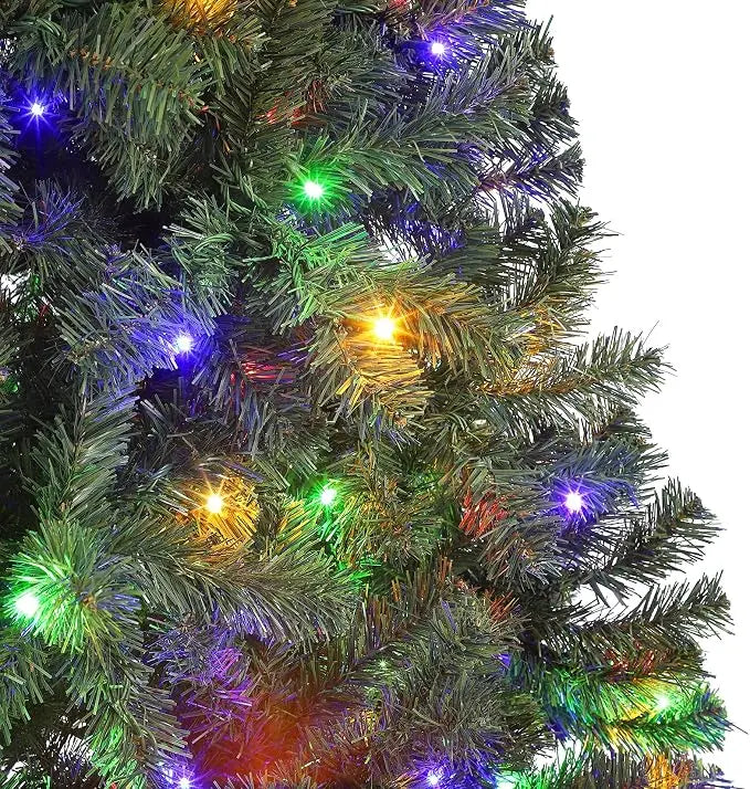 HiMISS Artificial Spruce Christmas Tree Featuring Metal Hinges