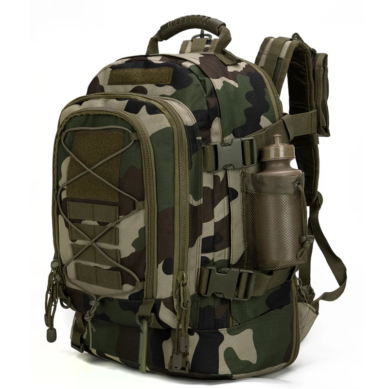 LQARMY Military Tactical Backpack Large Capacity Waterproof Assault Pack