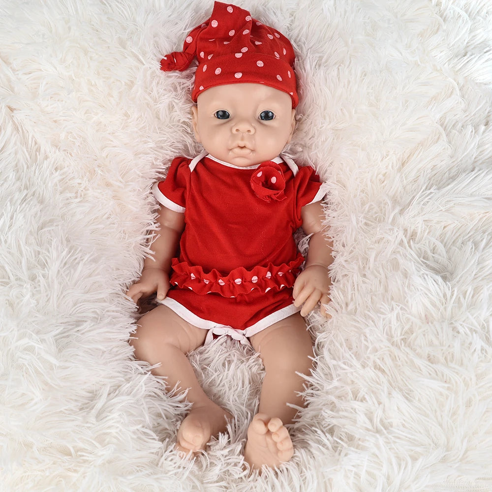 Authentic 100% Silicone Unpainted Reborn Baby Dolls Shipped from USA Warehouse Wholesale Realistic Baby Dolls for Kids Bebe Toys
