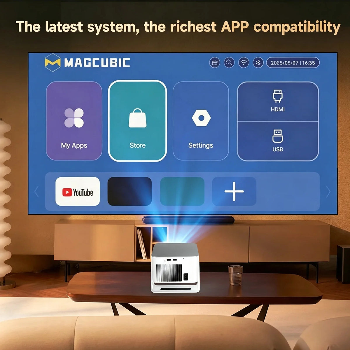 Magcubic HY350Max Native 1080P Portable Projector With Auto Focus