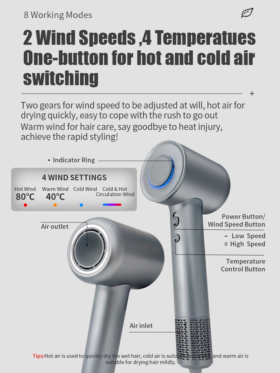 Vancostar Professional High Speed Negative Ion Hair Dryer