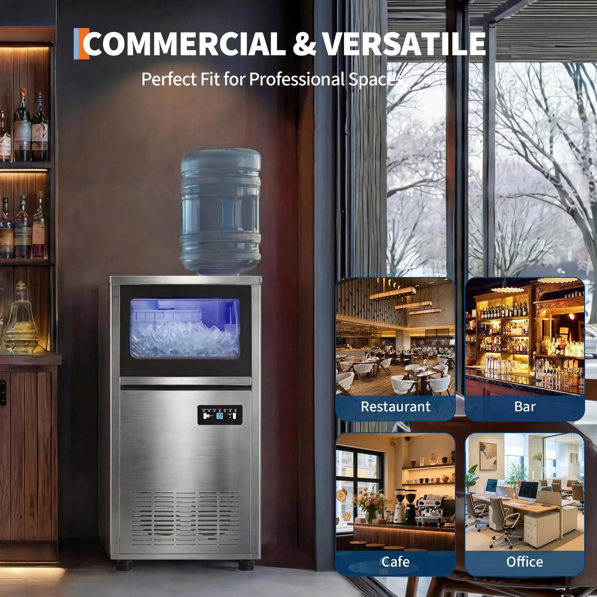 Commercial Ice Maker 120 Lbs Per Day T90FT Premier