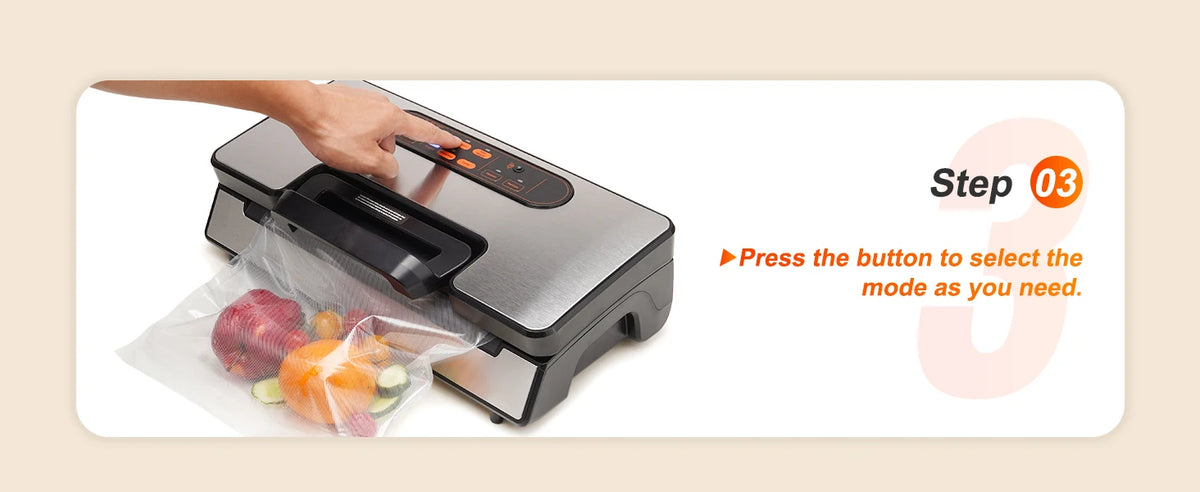 SucceBuy 130W Vacuum Sealer Machine With Free Vacuum Bags