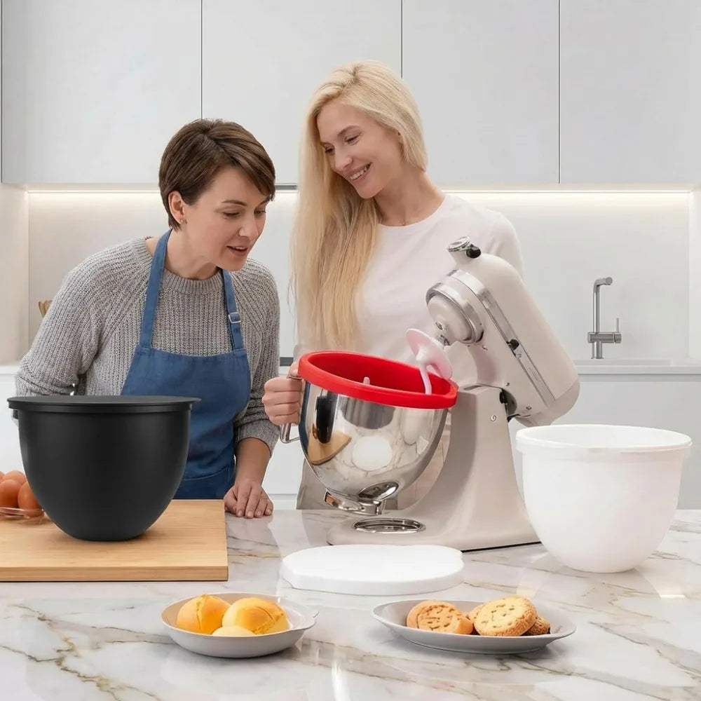 Three Piece Silicone Bowl Liners For Tilt Head Stand Mixer