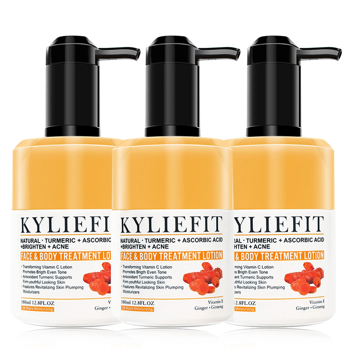 AILKE Organic Turmeric Skincare Kit for Brightening and Hydration