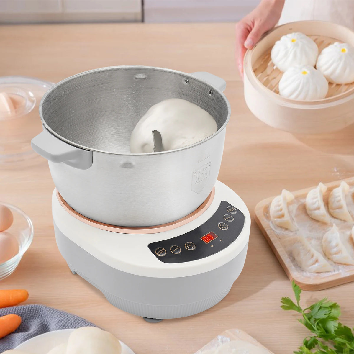 200W Electric Dough Maker With Ferment Function 304 Stainless Steel