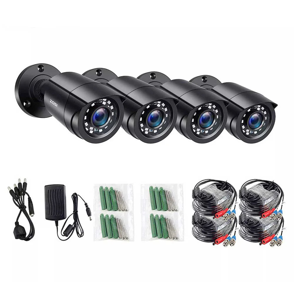 Zosi 1080P Hd Tvi Bullet Security Camera Outdoor Indoor