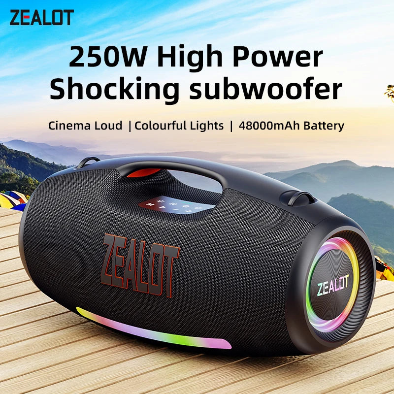 ZEALOT Waterproof Portable Bluetooth Speaker With Deep Bass