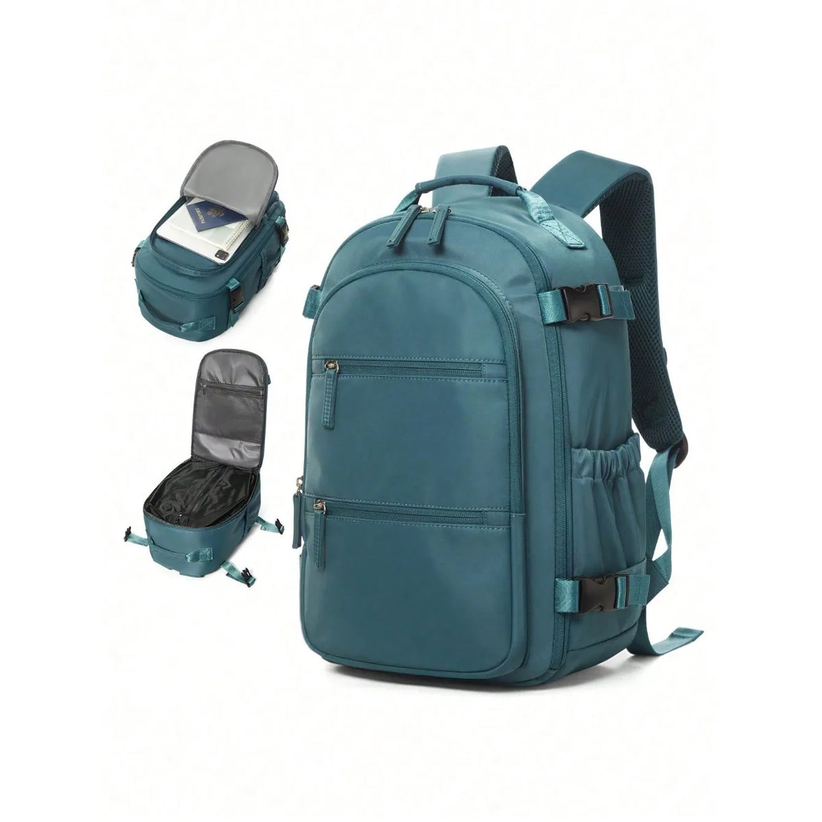 Unisex Large Capacity Vacuum Compression Travel Backpack, Aviation Certified Waterproof Nylon Hiking Backpack, Portable Vacuum Compression Air Bag Backpack, Essential For Outdoor Travel