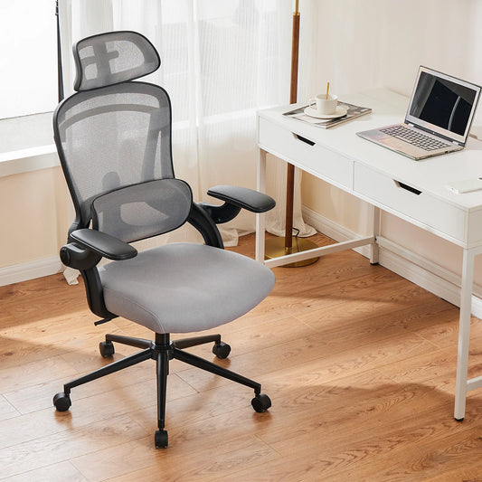 JHK High Back Mesh Office Chair With Adjustable Lumbar Support
