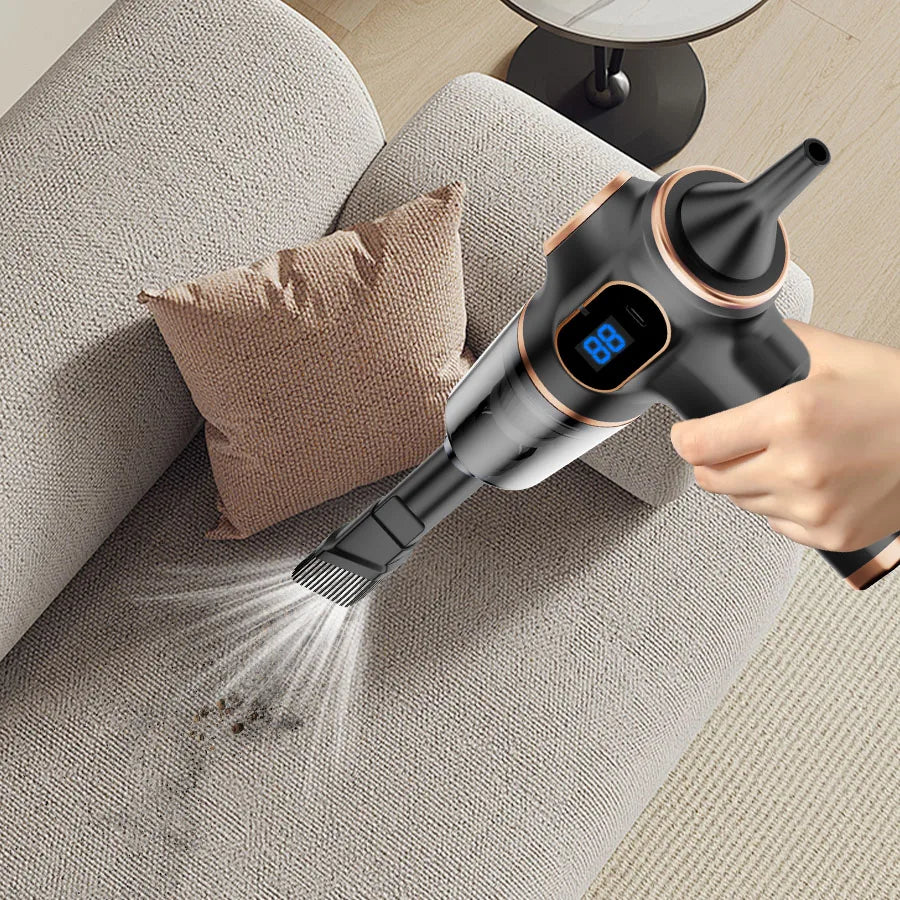 High Power Wireless Mini Vacuum Cleaner For Car Home Office