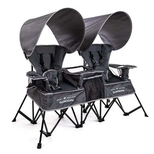 XIUWO Go With Me Duo Deluxe Portable Double Kids Chair