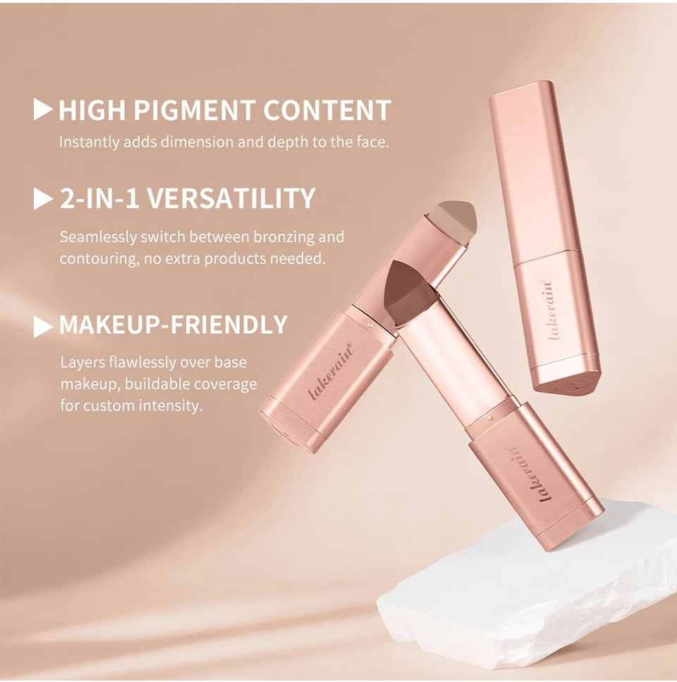 Lakerain Cream Bronzer Stick for Smooth Face Contouring