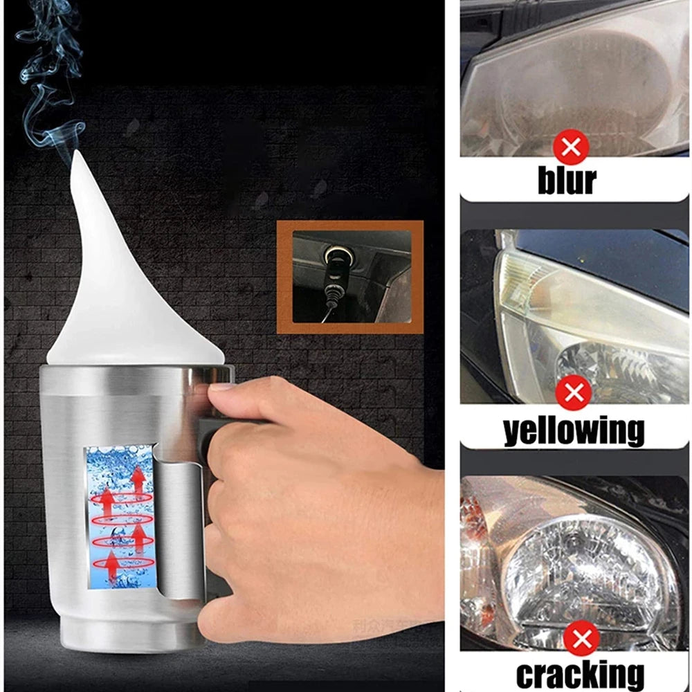 Headlight Polishing Kit Auto Headlight Renovator Light Restoration 300ml Polish