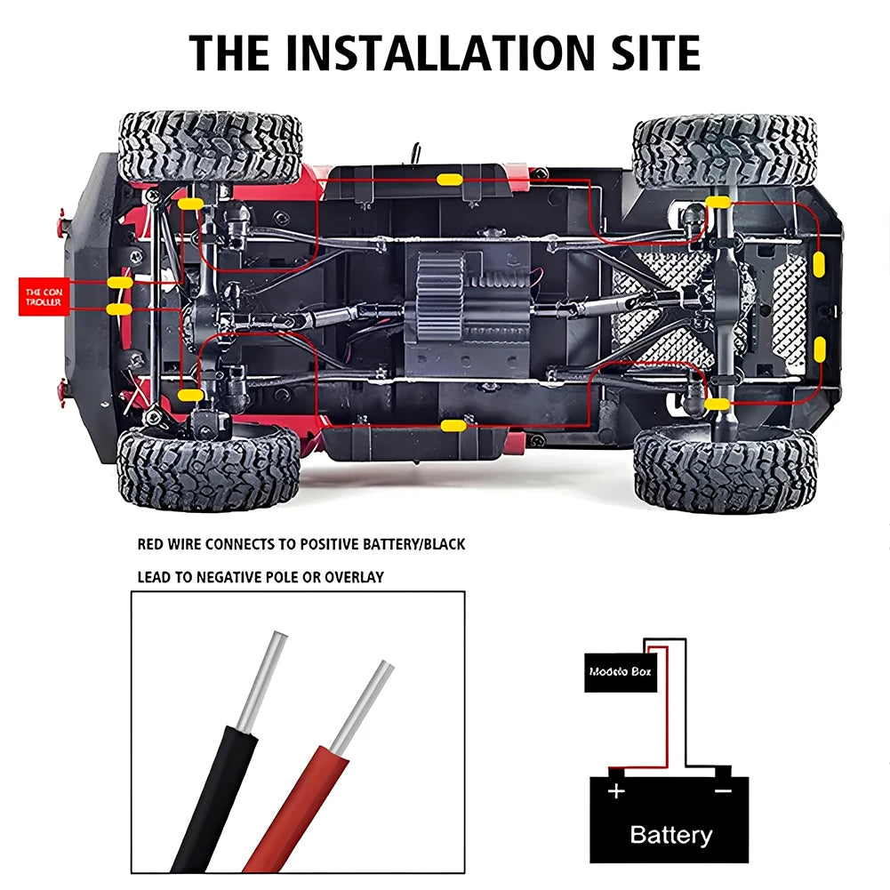 RGB LED Offroad Lights Kit 4 Pods With App Control