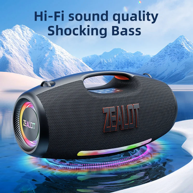 ZEALOT Waterproof Portable Bluetooth Speaker With Deep Bass