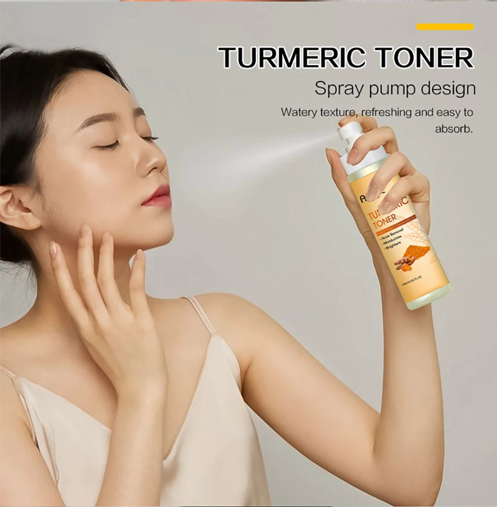 AILKE Organic Turmeric Skincare Kit for Brightening and Hydration