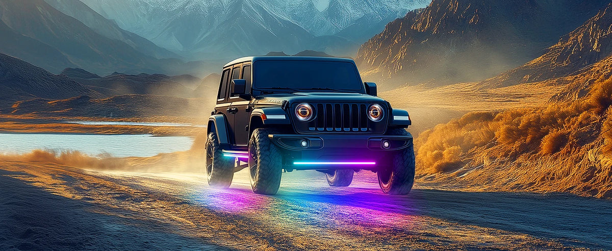 Nilight Car Underglow Neon Strip Lights With App Remote