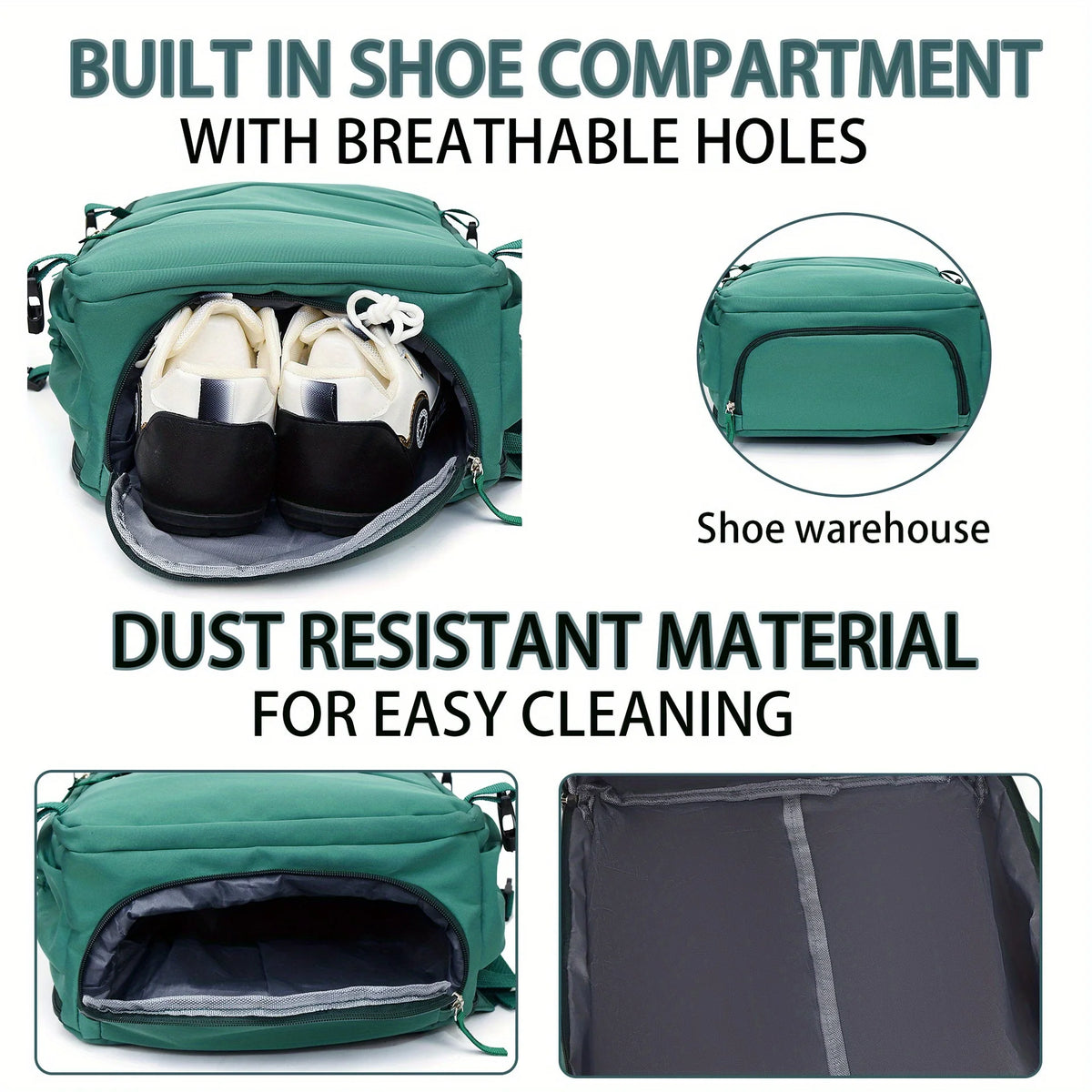 Hiking backpack for men and women laptop backpack school student schoolbag, casual simple travel backpack