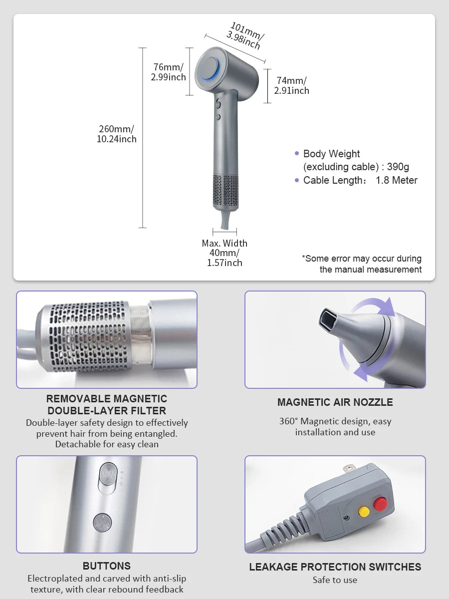 Vancostar Professional High Speed Negative Ion Hair Dryer