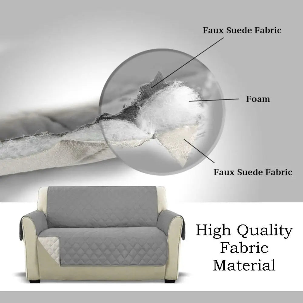 Waterproof Sofa Cover Anti Slip For Dogs And Kids Recliner