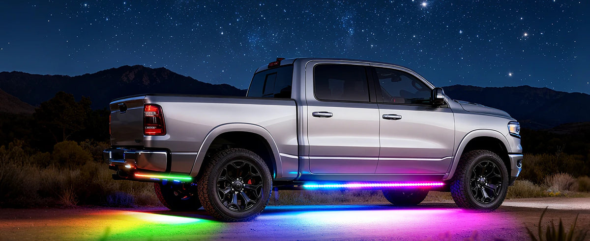 Nilight Car Underglow Neon Strip Lights With App Remote
