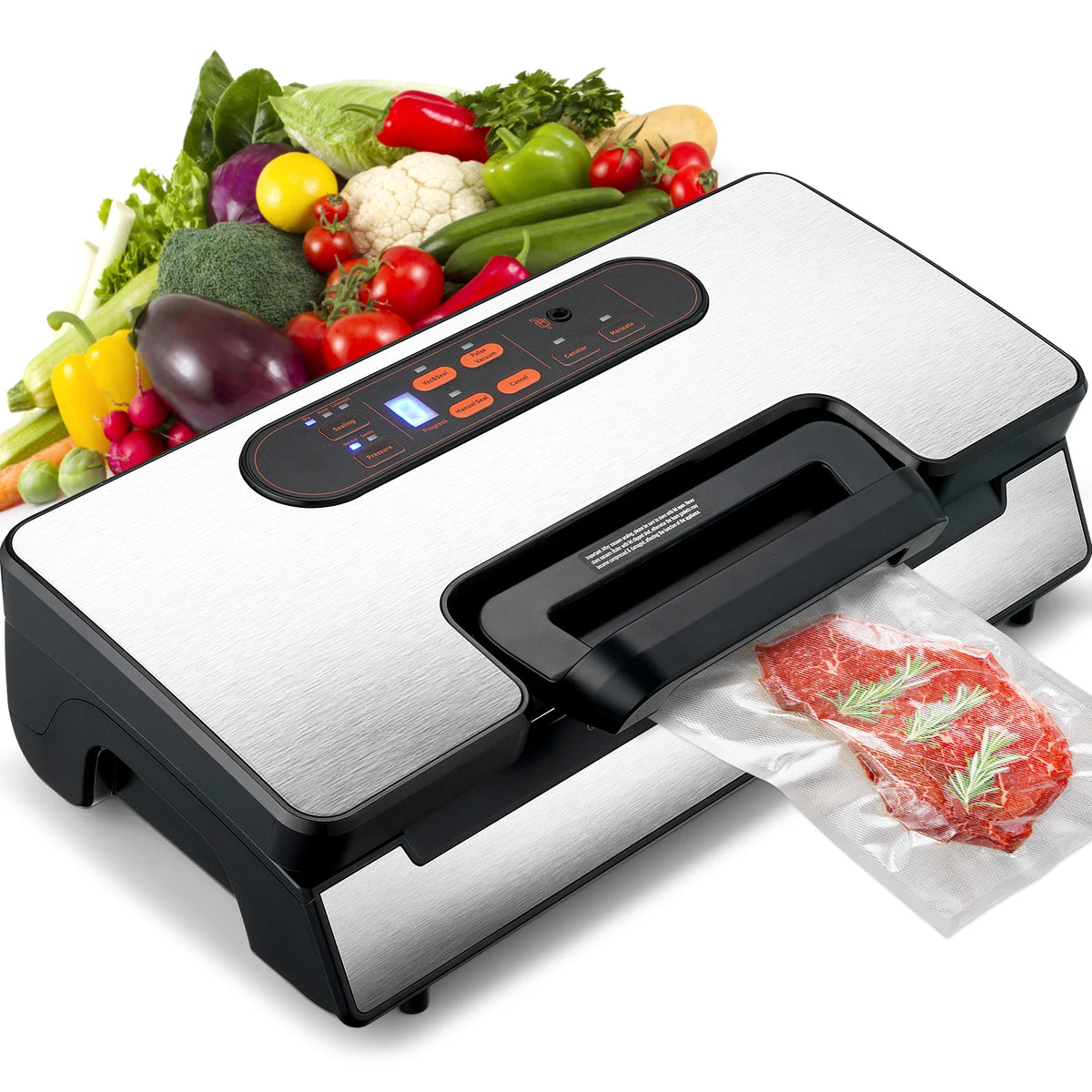 SucceBuy 130W Vacuum Sealer Machine With Free Vacuum Bags