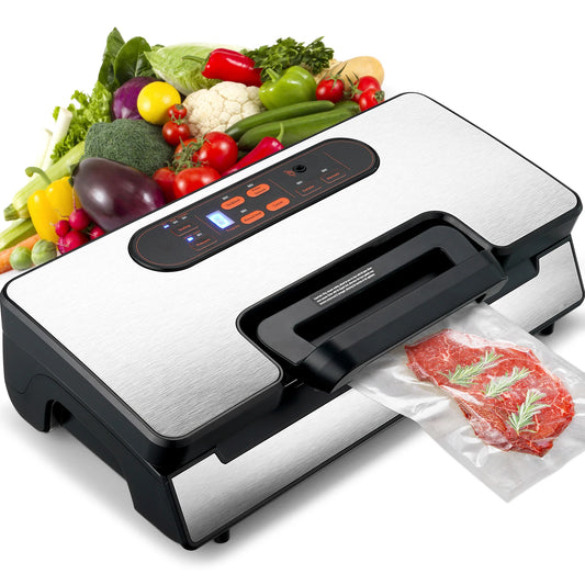 SucceBuy 130W Vacuum Sealer Machine With Free Vacuum Bags