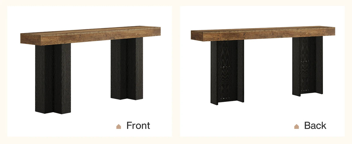Tribesigns Farmhouse Console Table for Entryway Hallway and Living Room