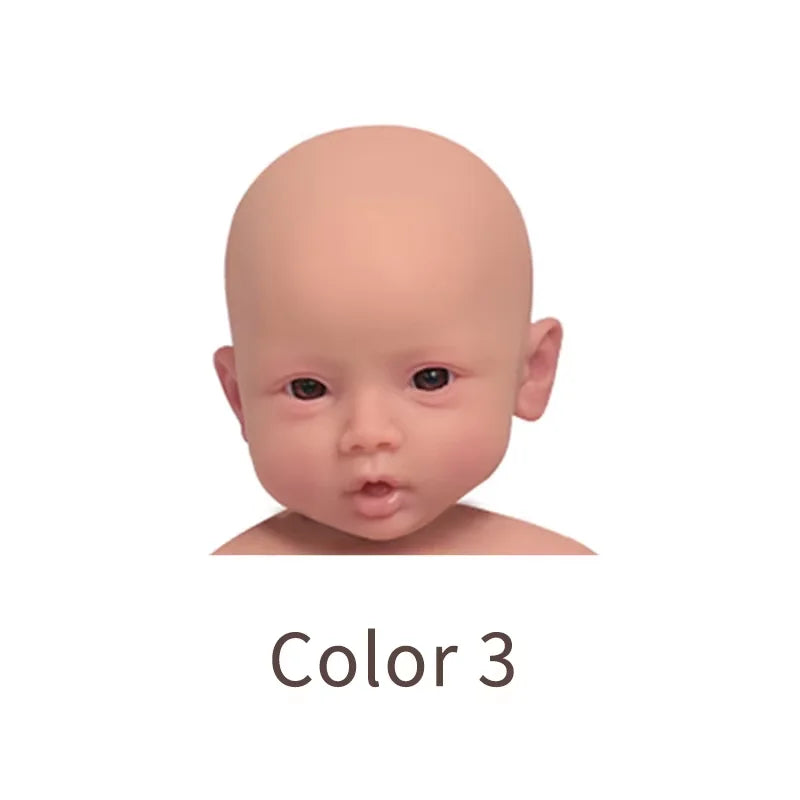 18.5-inch 3000g Realistic Silicone Reborn Baby Doll 100% Silicone Newborn Girl Toy for Children's Doll Collection