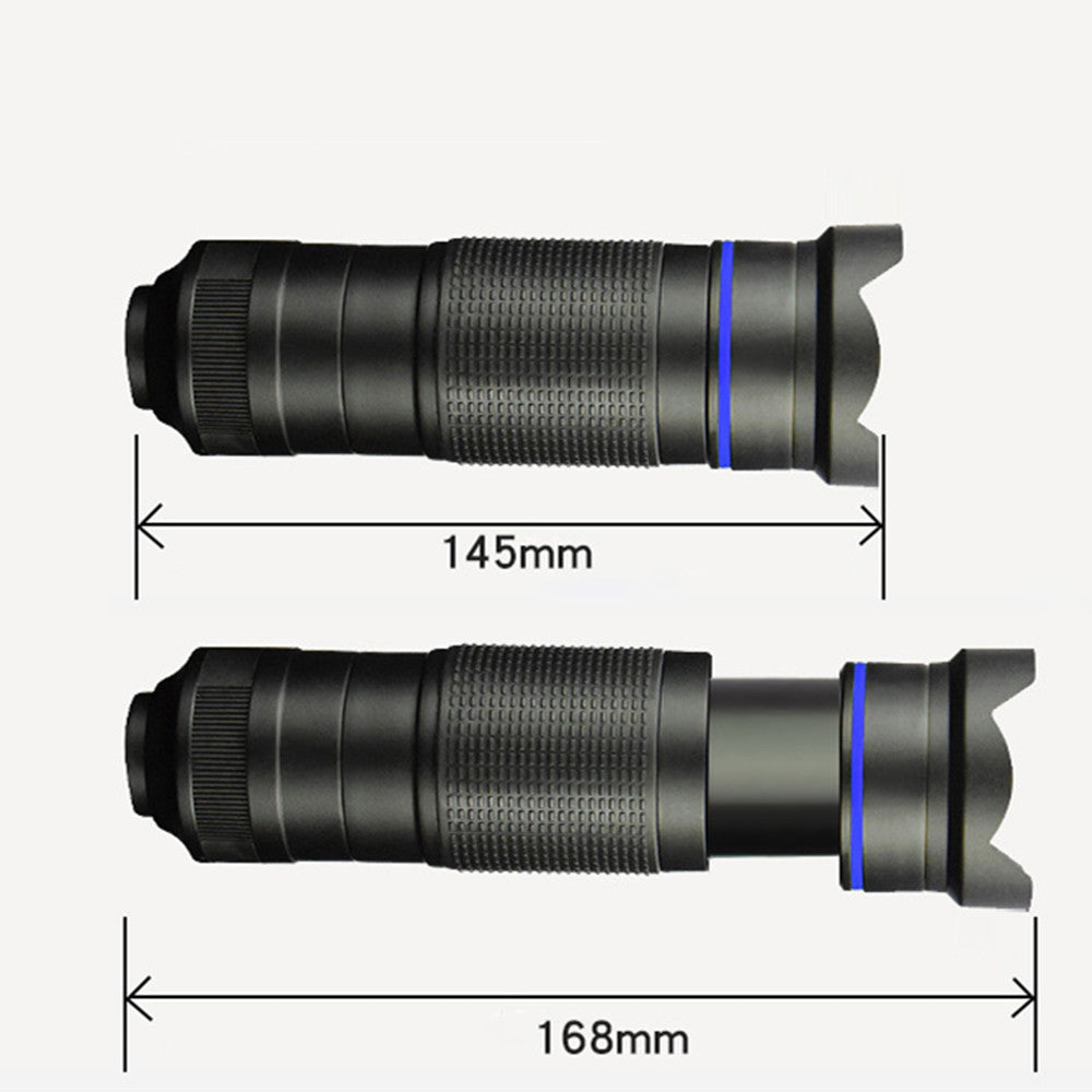 36X Telescope Zoom Lens Monocular Mobile Phone Camera Lenses for iPhone Samsung Smartphones For Camping Hunting Sports