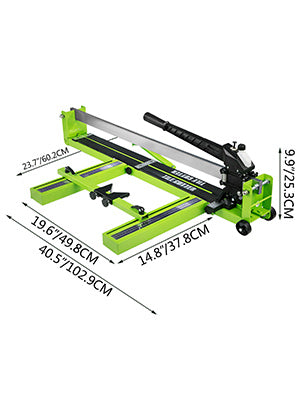 SucceBuy  Manual Tile Cutter Infrared Laser Positioning Floor Cutter Push Knife Professional Tool for Cutting Porcelain Ceramic