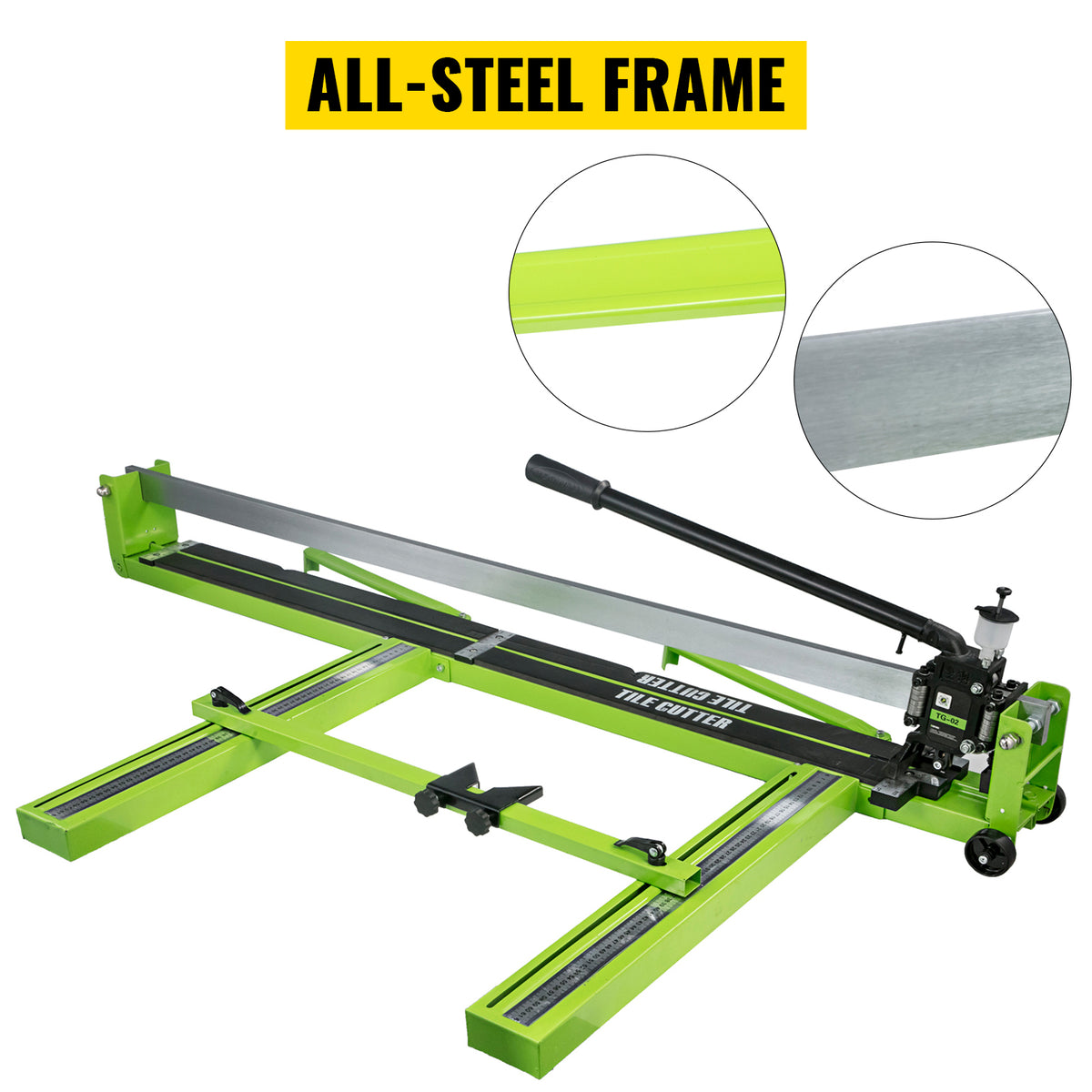 SucceBuy  Manual Tile Cutter Infrared Laser Positioning Floor Cutter Push Knife Professional Tool for Cutting Porcelain Ceramic