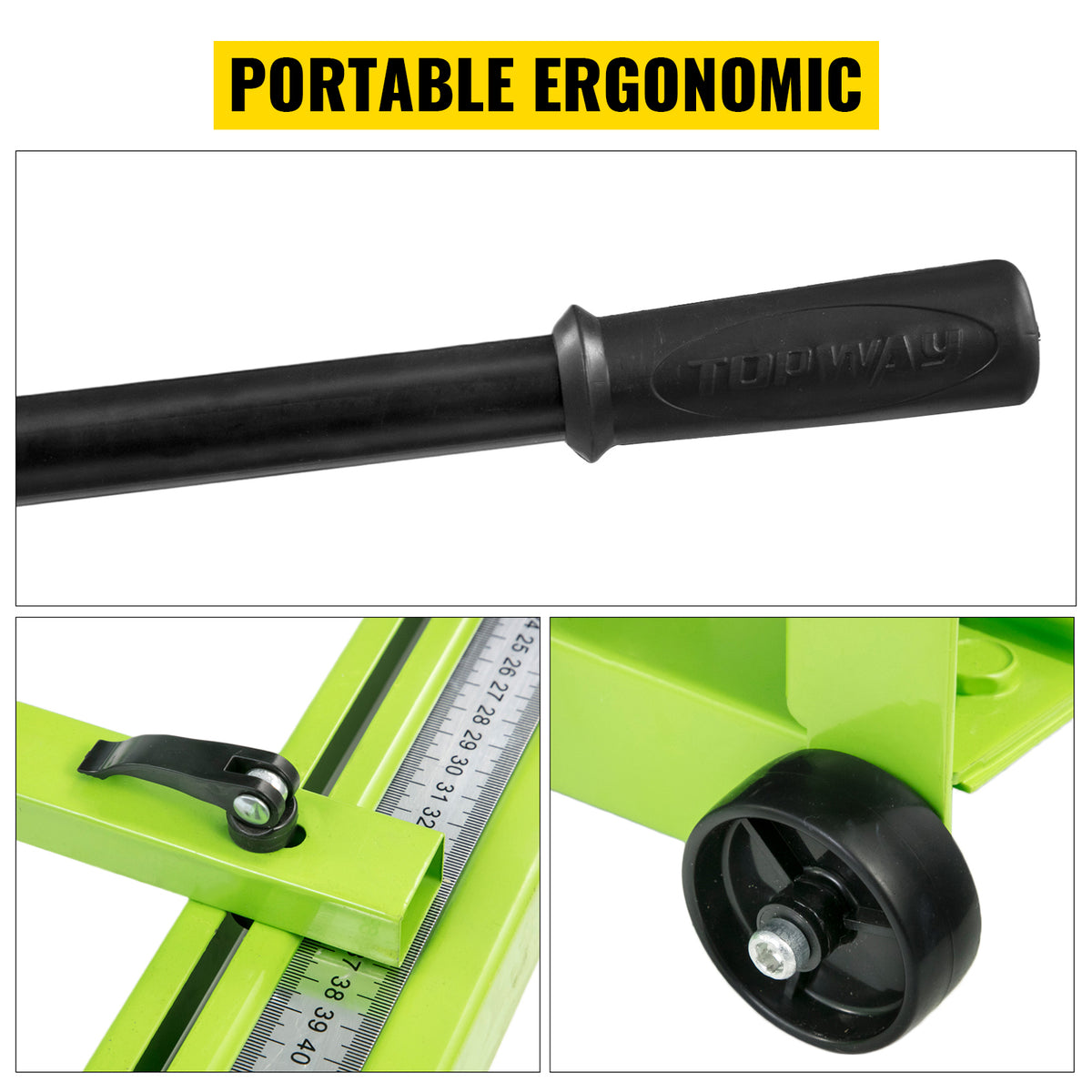 SucceBuy  Manual Tile Cutter Infrared Laser Positioning Floor Cutter Push Knife Professional Tool for Cutting Porcelain Ceramic